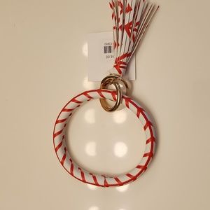 NWT baseball keyring